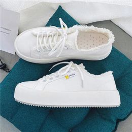 Casual Shoes Korean Version Round Head Flat Bottom Shallow Mouth Canvas Shoe Male 2024 Fashion Simple All-match Sneakers Men Spring