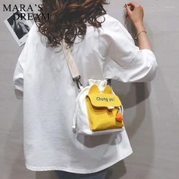 Evening Bags Mara's Dream Women Shoulder Bag Fashion Small Fresh Casual Tote Outdoor Canva Handbag Lovely Japanese Girl Gift