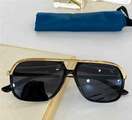 New 0200 Men Sunglasses Classic Fashion Square Summer Style Plate Plus Metal Frame Top Quality UV Protection Lens Come With Case 05537100