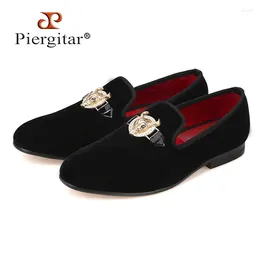 Casual Shoes 2024 Arrival Men Velvet With Tau Buckle Smoking Slipper Fashion Prom And Banquet Loafers Flats Size US 4-17