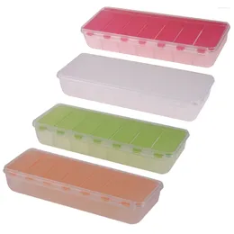 Storage Bottles Classification Holder Travel Boxes Easy Open Multi Colors Plastic Broken-resistant Pencil Case Desk Organizer