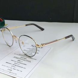 Gold 0290o Round Eyeglasses Glasses Frame clear lens glasses mens shades eye glasses frames New with Box2714