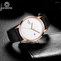 Wristwatches OCHSTIN 2024 Models Personality Creative Innovation Nylon Series Men's Mechanical Watches Automatic Movementwatch