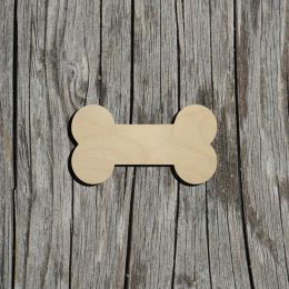 Brushes 50 Dog Bone Shape 8cm Unfinished No Painting Laser Cut Unfinished Wood Cutout Shapes