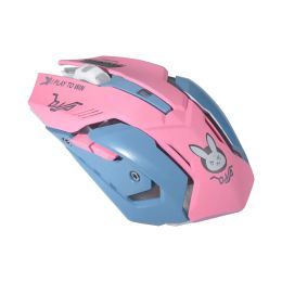 Mice VMW161 DVA Wireless Mouse Rechargeable Wireless Mouse 800/1200/1600 DPI 3 Buttons Noiseless Laptop Wireless Optical Mouse