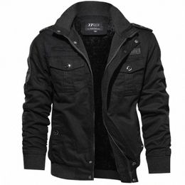 winter Jacket High Quality Men's Multi Pocket Jacket Men's Winter Coat Thick Thermal Jacket Black Casual and Coat 6XL Jackets W30p#