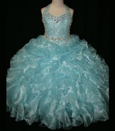 Dress fashion brides tailored for children039s dress LOVELY LITTLE ROSIE LIGHT BLUE FLOOR LENGTH JUNIOR PAGEANT GOWN LR8646733245