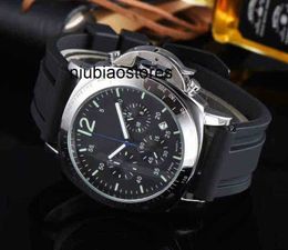 Luxusuhr Mehrere meistverkaufte Herrenuhren von Time Sports Zone Chronograph Silber Silikonarmband Herren-Militäruhr Montrepaner-Uhr liu 12ZQ