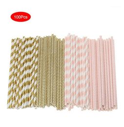 Eco Paper Straws 100 Pcs Birthday Decoration Valentines Straw Drinking Paper Straws Bachelor Party Children Party Decorations18828393