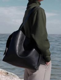 Fashion Bag 2024 New Genuine Leather Shoulder Bag Large Capacity Shopping Bag Women's Baby