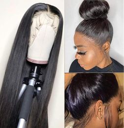 Silky Straight 360 Full Lace Front Human Hair Wigs Pre Plucked With Baby Hair7289250