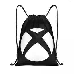 Shopping Bags Custom Classic Xboxs Drawstring For Yoga Backpacks Men Women Game Gamer Gifts Sports Gym Sackpack