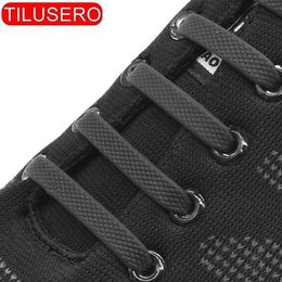 Silicone Elastic Shoelaces Special No Tie Shoelace Lacing Kids Adult Sneakers Quick Shoe Lace 240321