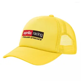 Ball Caps Aprilia Racing Team Gresini Mesh Baseball Cap Men Women Sport Sun Hat Motorcycle Hats Adjustable Summer Trucker