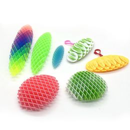 Party Favor Sensory Deformable Plastic Shrapnel Decompression Worm Toy Fidget Worm Small Potato Palm Play Pinch Fun Stress Relief Toy LT873