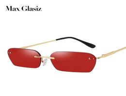 New Arrival Square The Trend Fashion Sunglasses Women Rectangle Rimless Sun Glasses Female Ladies gafas de sol T2006155115731