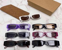 2022 Factory Whole High Quality fashion angles sunglasses men039s small box letter palm hip hop Sunglasses Women2674592