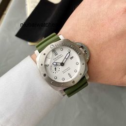 Designer-Uhren für Herren, mechanisches Automatikwerk, Saphirspiegel, 47 mm Gummiarmband, Sport, Ha9d