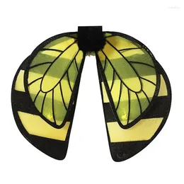 Party Decoration Children's Show Use Bee Wings Shape Decorative Tool Set(Yellow Black)