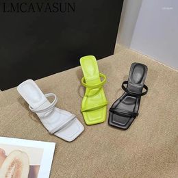 Dress Shoes Women Slippers 2024 Summer High Heel For Fashion Sexy Sandals Zapatos Mujer