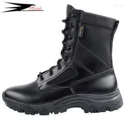 Fitness Shoes Military Boots Super Light Combat Men's Special Forces Tactical High Top Breathable Comfortable Hiking Sneakers Male