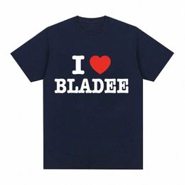 i Love Bladee Drain Gang Print T Shirts Summer Men Women Clothing Fi T-Shirt Casual Cosy Cott Short Sleeve T-shirts Tops 55fz#