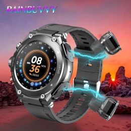 Watches 2023 New T92 Smart Watch Bracelet 2 in 1 TWS Wireless Earbuds 1.48 Inch Heart Rate Blood Pressure Sports Waterproof Smartwatch