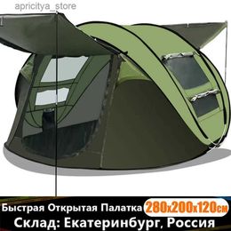 Tents and Shelters Outdoor Camping Tent Quick Automatic Opening Products Large Size Family Party Beach Sunscreen Anti UV Space Ventilation Convenie24327