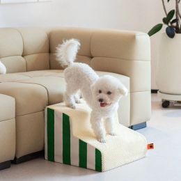 Ramps Detachable Dog Stairs Memory Foam Dog Sofa 2/3 Steps Stairs for Small Dog Cat Ramp Ladder Antislip Bed Stairs Pet Supplies
