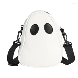 Evening Bags Fashion Cute Small Novelty Handbags Funny Ghost Shaped Shoulder Luxury Halloween Purses For Women 2024 Crossbody Purse