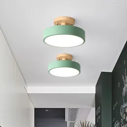 Ceiling Lights Corridor Hallway Nordic Personalized Creativity Log Balconies Cloakroom