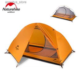 Tents and Shelters Naturehike tent single person bicycle tent Ultralight portable camping tent 1P backpack hiking tent waterproof sunshade24327