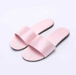 Slippers Slippers Four seasons home flat non-slip women slippers new candy Colour silk material outdoor casual all-match sandals ms H240326GQCH