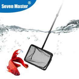 Tools Seven Master Aquarium Fish Tank Retractable Fishing Net Large LoadBearing Capacity HighCapacity 100110cm