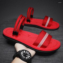Slippers Summer Couples Men's And Women's Sandals Korean Version Of Fashion Casual Trend Flip-Flops Dual Use Beach