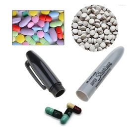 Storage Bottles Pen Shape Container Hiddens Secret Compartment Box Safe To Hide Money Pills Jewellery Marker Hider Pens Security