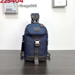 Backpack Designer Business 2223404 Multifunctional Mens Bag Chest Nylon Mens Chest TUUMIS Ballistic Travel Back Pack Crossbody Leisure Fashion TU 5G1E