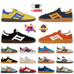 Womens Mens Designer Handball Spezial Shoes Cloud White Black Gum Vegan Wales Bonner Pony Leopard Pink Green Nylon Brown Sporty Rich Sneakers Flat Casual Trainers