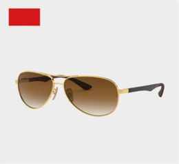 Designer Sunglasses Carbon Fiber Men039s and Women039s Toad Mirror Brown Gradient Sun glasses with box Fast Delivery 83139058066