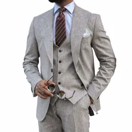 linen Suit For Groom Men Linen Suit Suits For Groomsmen Linen Wedding Suit Groom Wear Groom Suits Men I8SP#