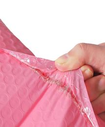 50pcs 11154cm Bubble Mailers Pink Poly Bubble Mailer Self Seal Padded Envelopes Gift Bags Packaging Envelope Bags jllhVq1916248