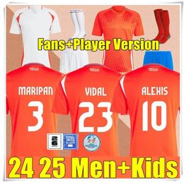 Chile 24/25 Soccer Jerseys ALEXIS VIDAL Kids Kit 2025 National Team Football Shirt kit Men Camiseta de foot 2024 Copa America ZAMORANO ISLA CH. Uniform