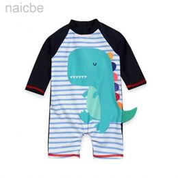 One-Pieces Baby Boy Swimwear One piece Swimsuit Childrens Bathing Suit UV Protection Shark Print Swimming Suit for Boys Beach Pool Clothes 24327