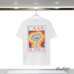 Casablanc T Shirt Men Designer T Shirts Spring Summer New Style Starry Castle Short Sleeve Casa Men T-Shirts Tennis Club US Size S-Xxl Oversize 9154