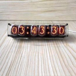 Clocks Accessories 6Bit Glow Clock Creative Home IN-12 Digital Nixie Without IN12 Tube