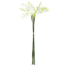 Decorative Flowers Simulated Green Plant Decoration Artificial Plants Indoor Faux Fake Convallaria For Home