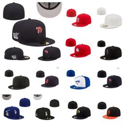 designer Men's Fashion basketball team Classic Fitted Colour Flat Peak Full Size Closed Caps Baseball Sports Fitted Hats In basketball team Snapback