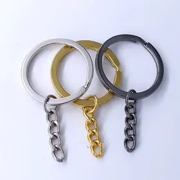 Keychains Fashion Jewelry Making Chain Key Ring Different Color Metal Keychain Accessory Connector DIY
