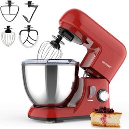 1pc 6-speed Tilt-head Stand with Dough Hook and Beater - Kitchen Electric Mixer