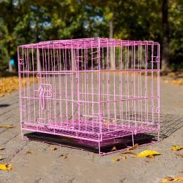 Cages Pet Items Rabbit Cage Kitten Puppy Cage Pure Metal Foldable Portable Pet Cage Home Bedroom Pet Essential Supplies